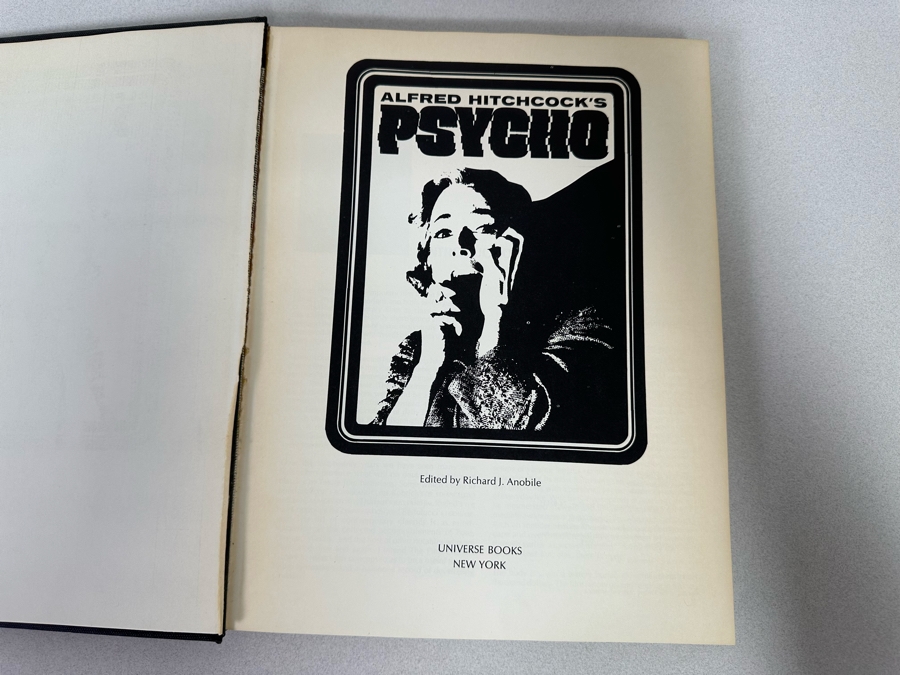 Vintage 1974 First Printing Hardcover Book Alfred Hitchcock's Psycho Universe Books [Photo 3]