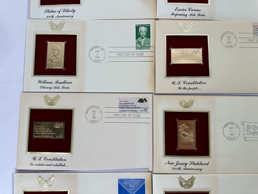 Collection Of 22Kt Gold Replica Stamps First Day Covers [Photo 14]