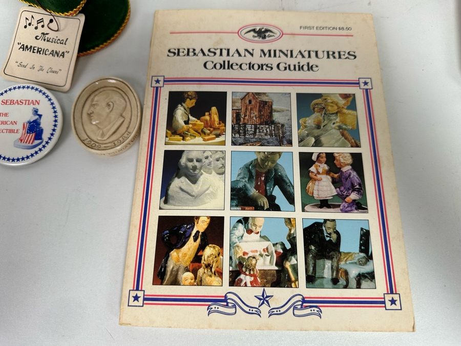 Collection Of Sebastian Miniatures Figurines And Hand Signed Book Most Figurines Are Hand Signed By Either Prescott Baston (Father) Or Woody Baston (Son) - See Photos [Photo 14]