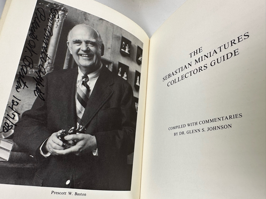 Collection Of Sebastian Miniatures Figurines And Hand Signed Book Most Figurines Are Hand Signed By Either Prescott Baston (Father) Or Woody Baston (Son) - See Photos [Photo 32]