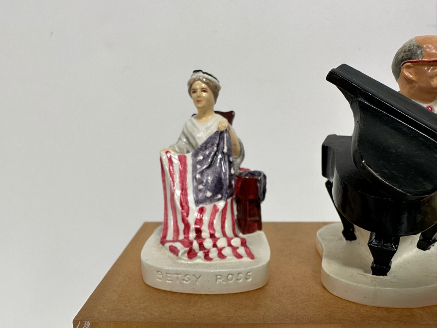 Collection Of Sebastian Miniatures Figurines And Hand Signed Book Most Figurines Are Hand Signed By Either Prescott Baston (Father) Or Woody Baston (Son) - See Photos [Photo 30]