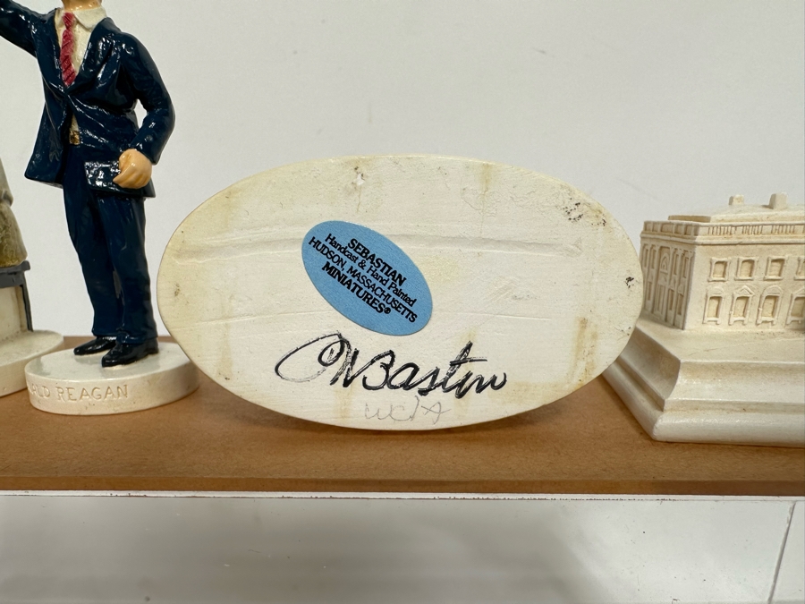 Collection Of Sebastian Miniatures Figurines And Hand Signed Book Most Figurines Are Hand Signed By Either Prescott Baston (Father) Or Woody Baston (Son) - See Photos [Photo 26]