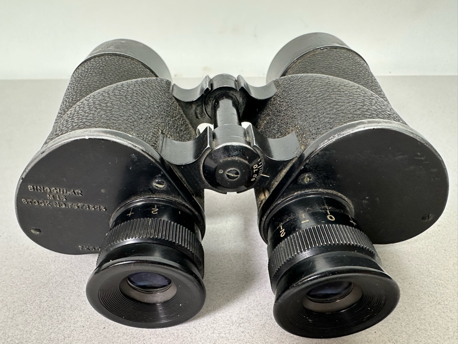 Vintage Military M16 Field Binoculars