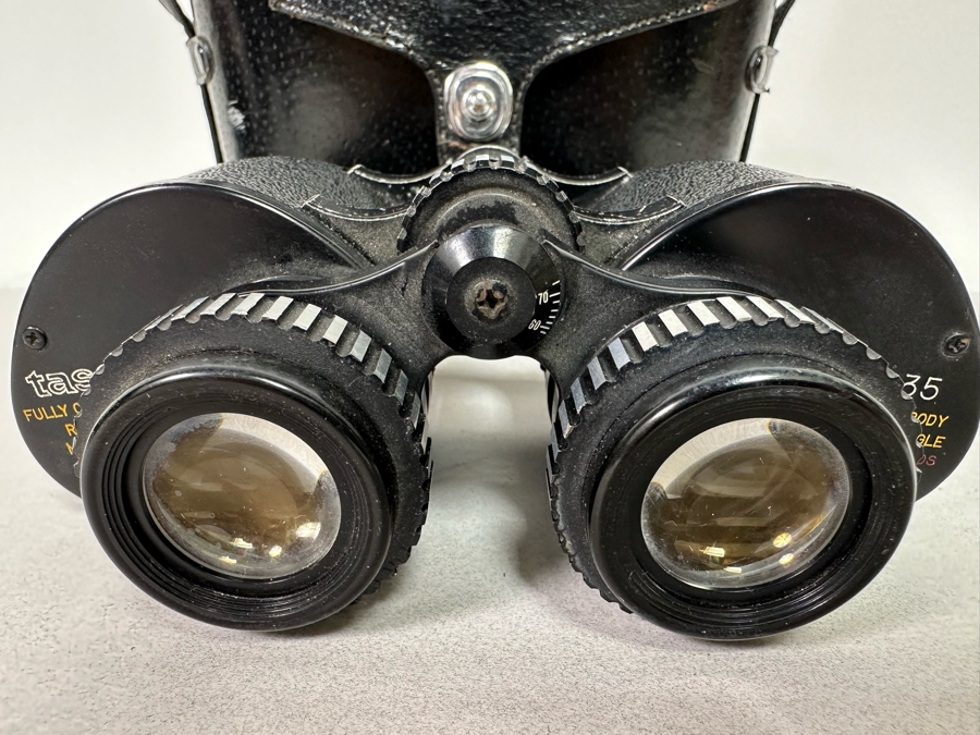 Vintage Tasco Model No. 110 Magnesium Body Extra Wide Angle Binoculars With Case [Photo 7]