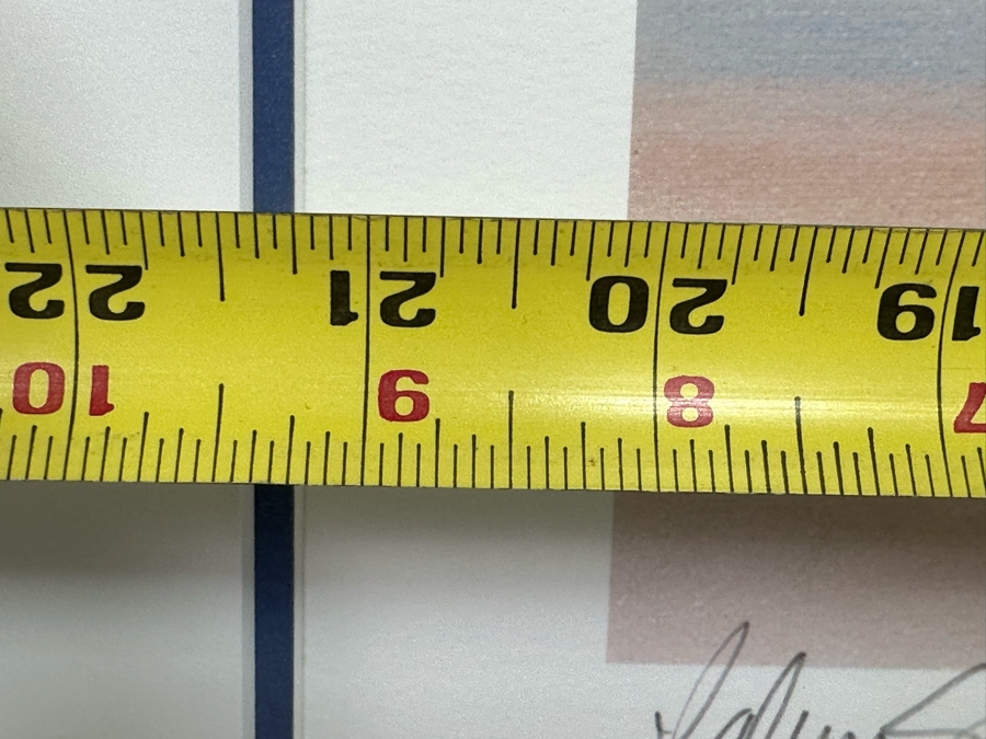 Hand Signed Limited Edition Print Titled 'Palm Sway' 21 X 19 Framed 29.5 X 26.5 [Photo 8]