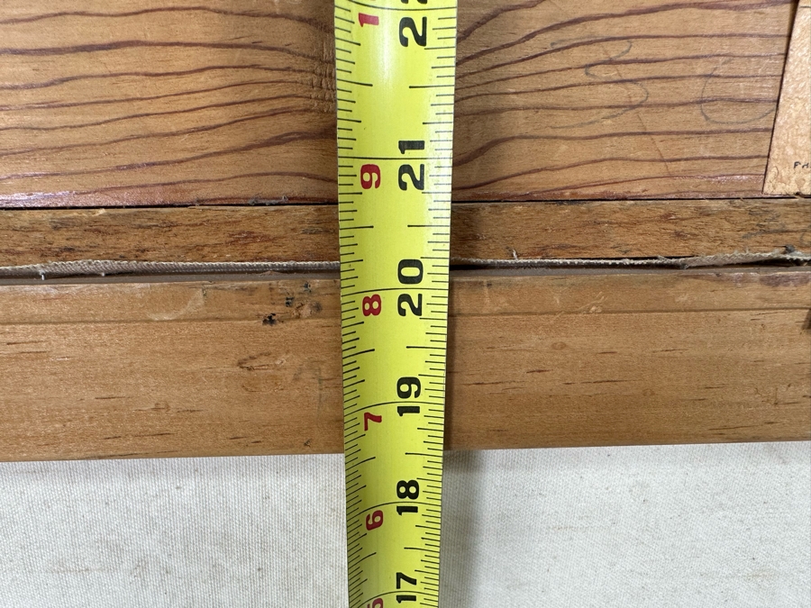 Signed Original Oil Painting Titled 'Old Helena' By San Diego Artist Ann Knapton 30 X 20 Framed 37.5 X 27.5 [Photo 12]