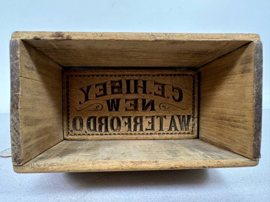 Antique Primitive Butter Mold Press 6W X 4D X 7H [Photo 6]