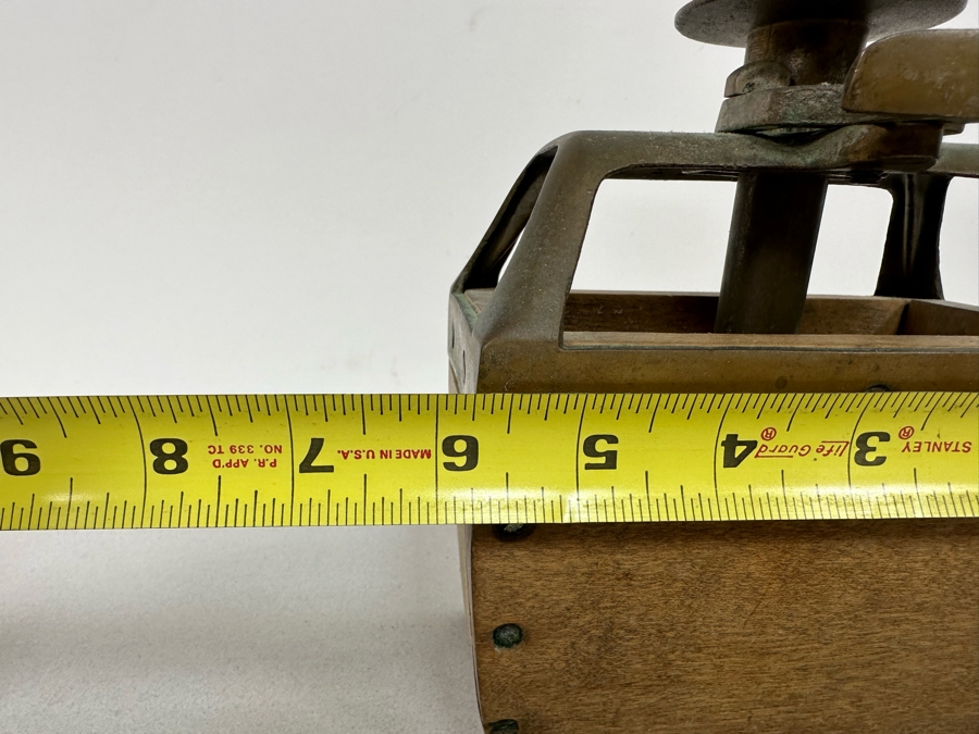 Antique Primitive Butter Mold Press 6W X 4D X 7H [Photo 10]