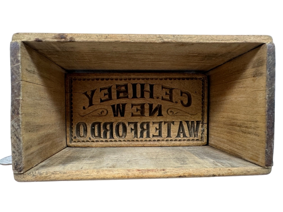 Antique Primitive Butter Mold Press 6W X 4D X 7H [Photo 3]