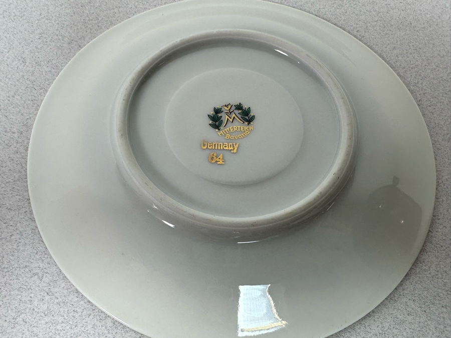 Pair Of Antique China Demitasse Cups And Saucers [Photo 14]