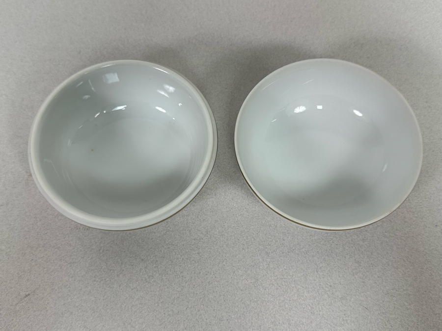 Hand Painted Herend Hungary Covered Round Box With Rothschild Bird Decoration 4.5W X 3H [Photo 11]