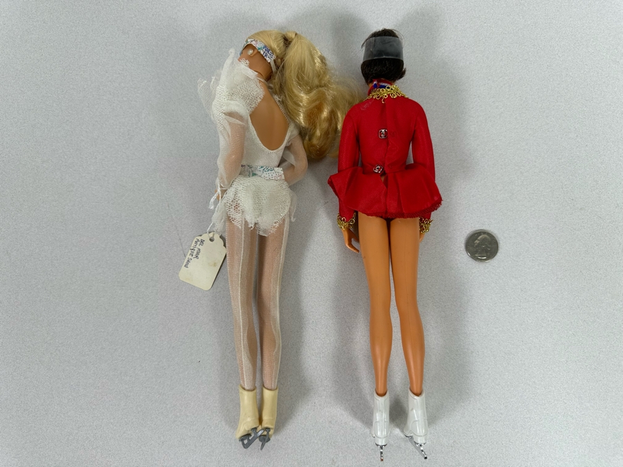 Pair Of Vintage Olympic Barbie Dolls [Photo 10]