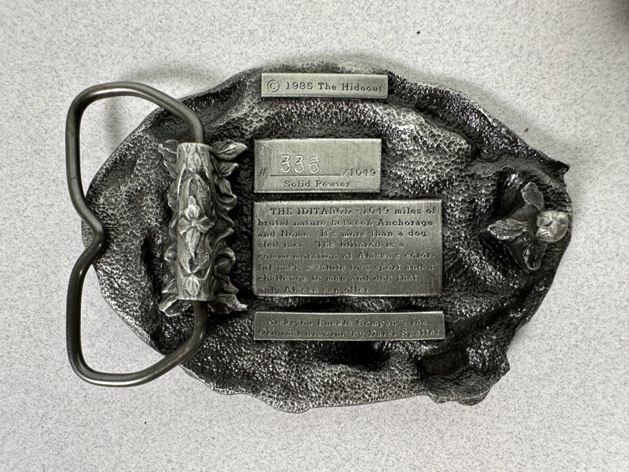 Collection Of Limited Edition Pewter Iditarod Belt Buckles [Photo 12]