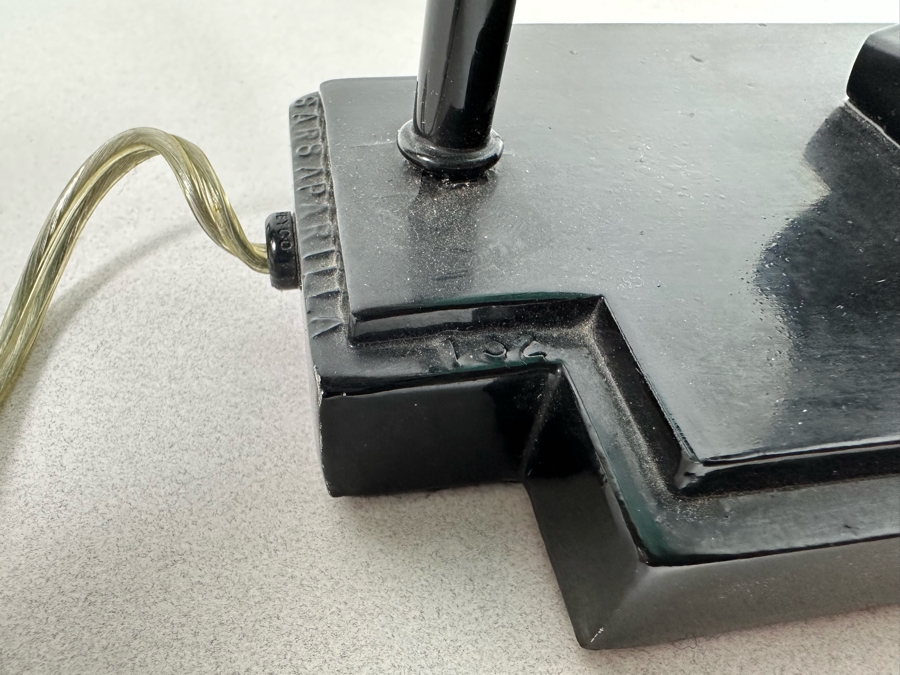 Sarsaparilla Art Deco Revival Lamp After Frankart Design 15H [Photo 13]