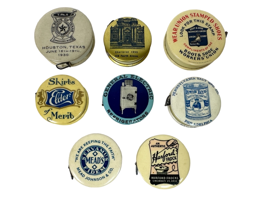 Collection Of Vintage Advertising Tape Measures