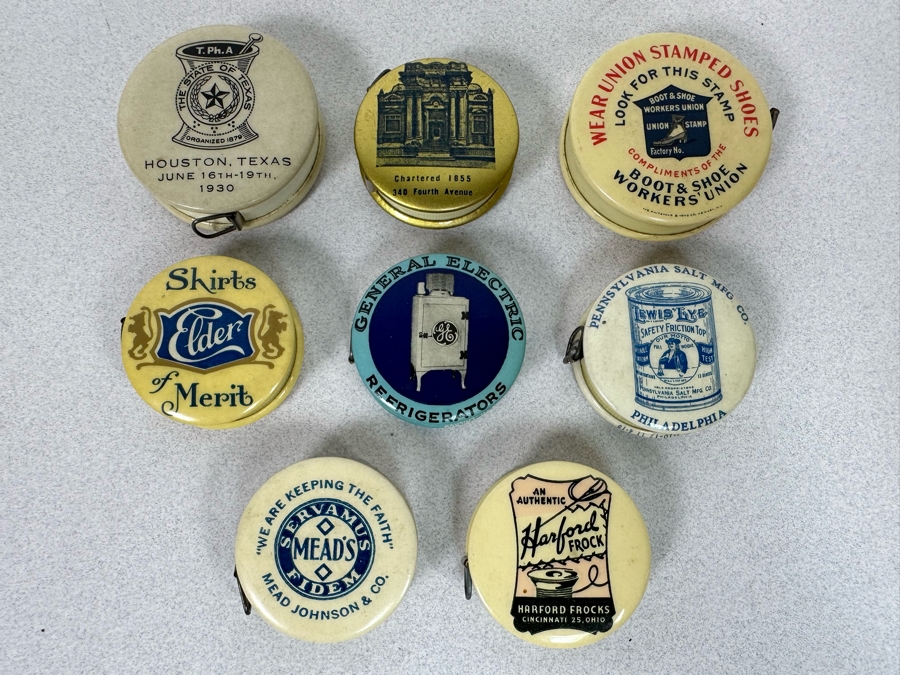 Collection Of Vintage Advertising Tape Measures [Photo 2]
