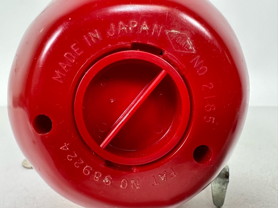 Vintage Japanese Mechanical Wind Up Apple Bank By Yone Working No 2185 Working 5W X 5H [Photo 8]