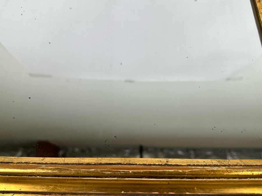 Vintage Gilt Wooden Wall Mirror 17 X 26 [Photo 5]