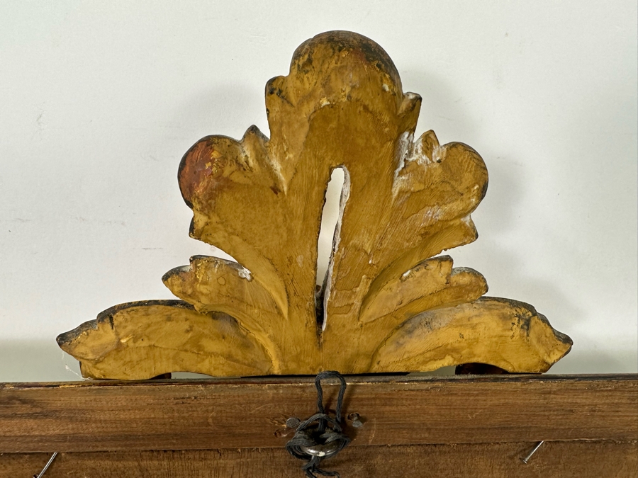 Vintage Gilt Wooden Wall Mirror 17 X 26 [Photo 11]