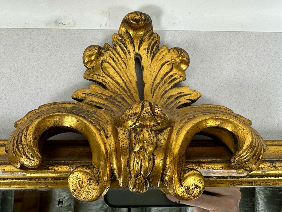 Vintage Gilt Wooden Wall Mirror 17 X 26 [Photo 3]