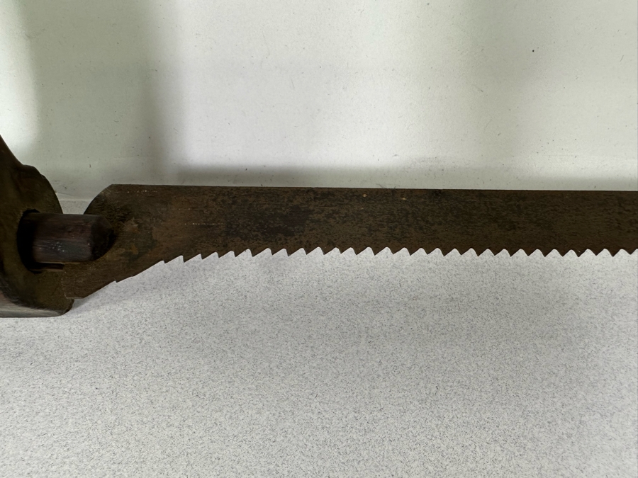 Antique Wooden Bow Saw 32 X 16 [Photo 5]