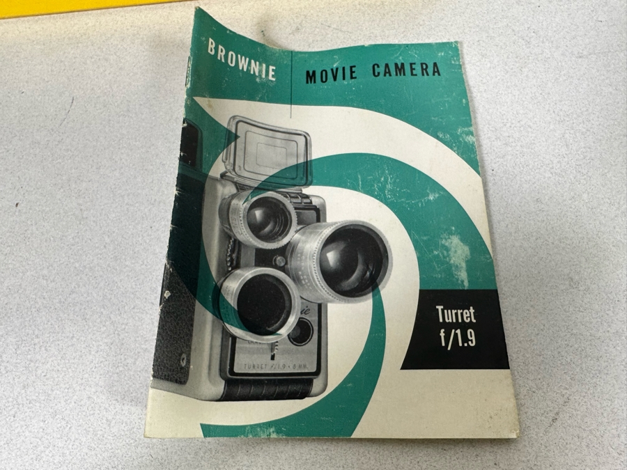 Kodak Brownie 8mm Movie Camera With Original Box And Manual 3-Lens [Photo 10]