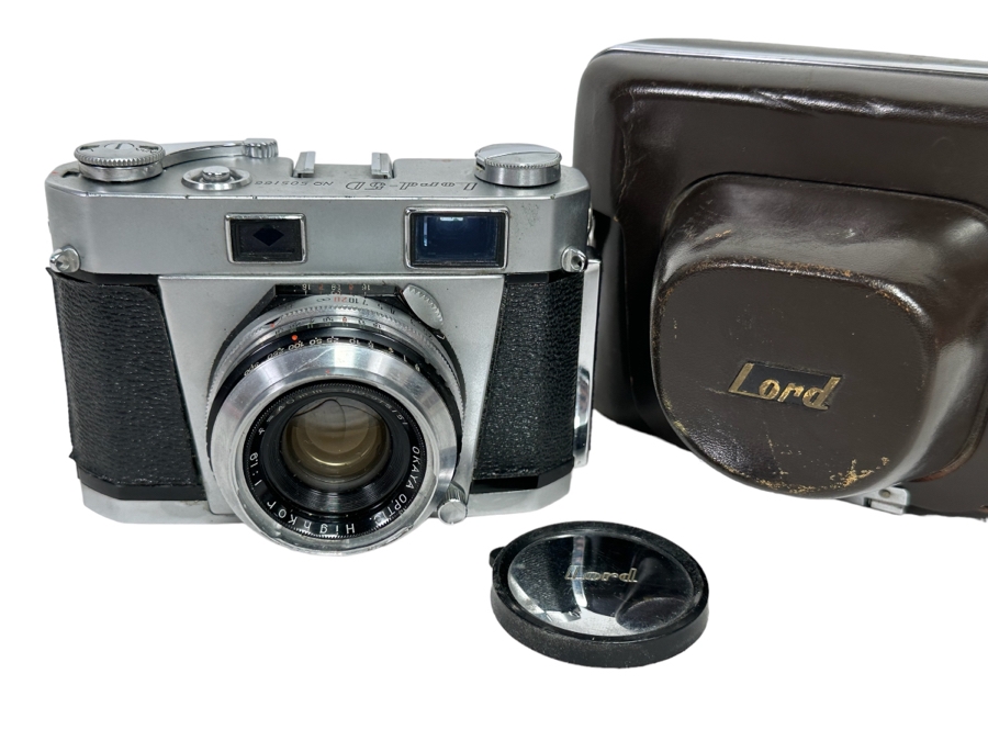 Rare Japanese Lord 5D Film Camera SN 505166 With Lens By Okaya Optic [Photo 1]