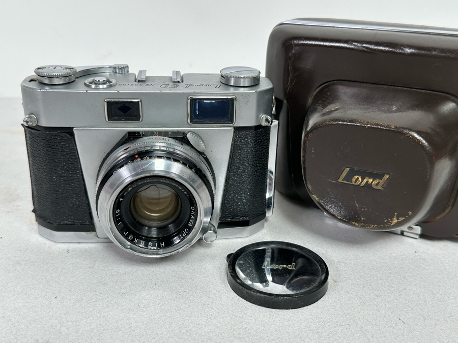 Rare Japanese Lord 5D Film Camera SN 505166 With Lens By Okaya Optic [Photo 5]