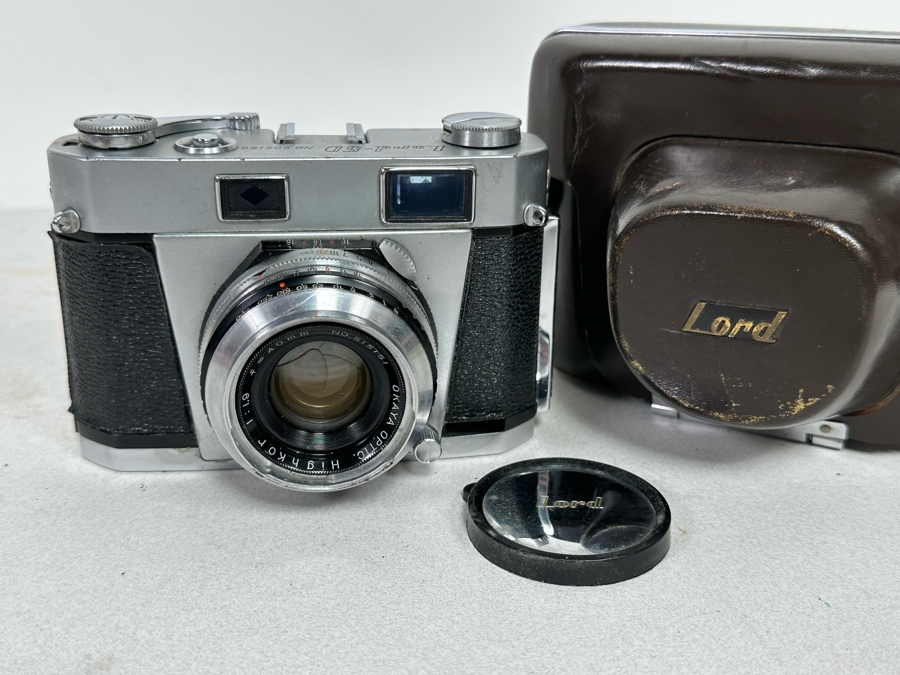 Rare Japanese Lord 5D Film Camera SN 505166 With Lens By Okaya Optic [Photo 6]