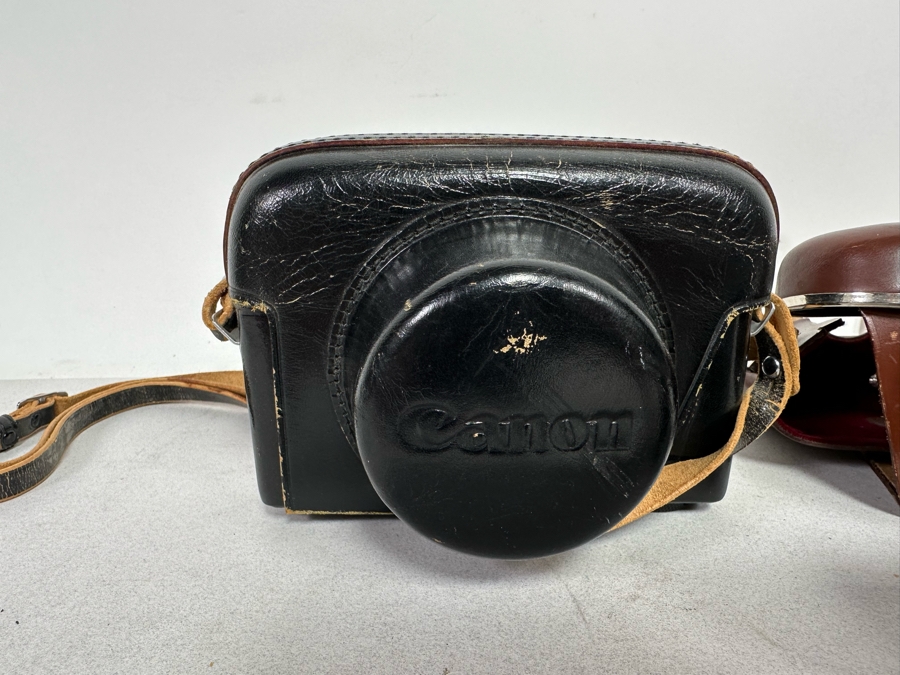 Vintage Canon Canonet Film Camera With EE Electric Eye Lens And Vintage German Altissa Altix Film Camera [Photo 10]