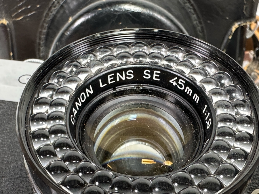 Vintage Canon Canonet Film Camera With EE Electric Eye Lens And Vintage German Altissa Altix Film Camera [Photo 6]