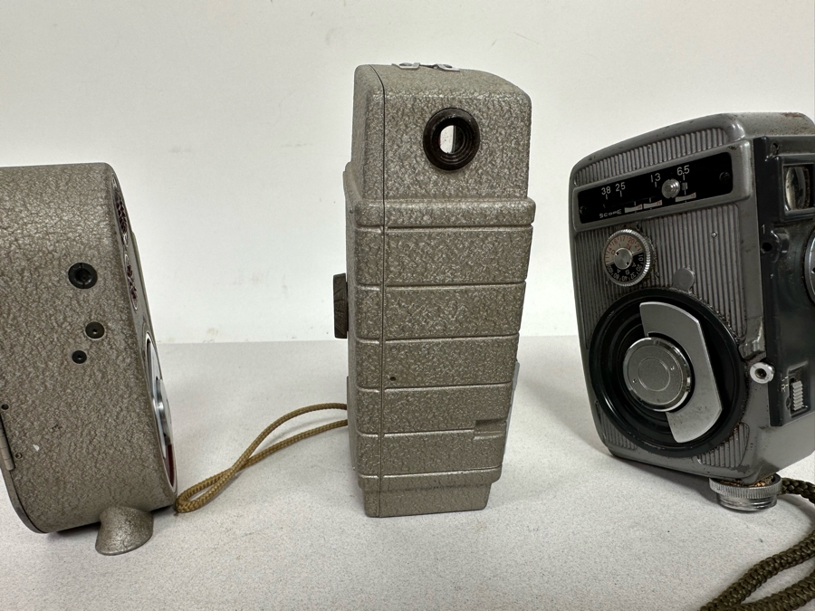 3 Vintage Movie Film Cameras: Yashica-8 Motion Film Camera And A Pair Of Bell & Howell Motion Film Cameras  [Photo 10]