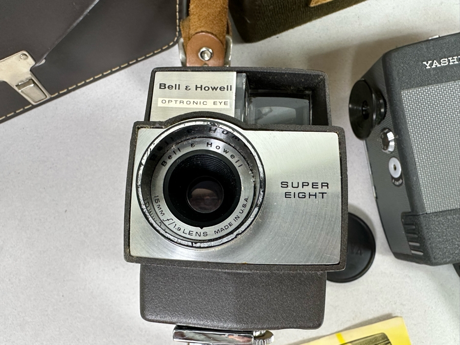 Collection Of Four Vintage Movie Motion Film Cameras [Photo 24]