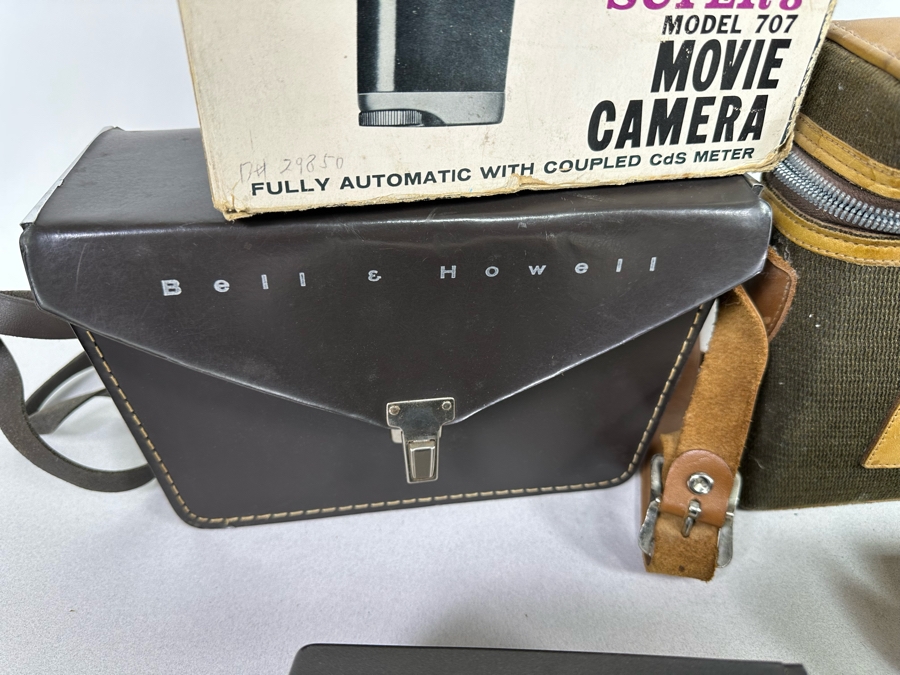 Collection Of Four Vintage Movie Motion Film Cameras [Photo 26]