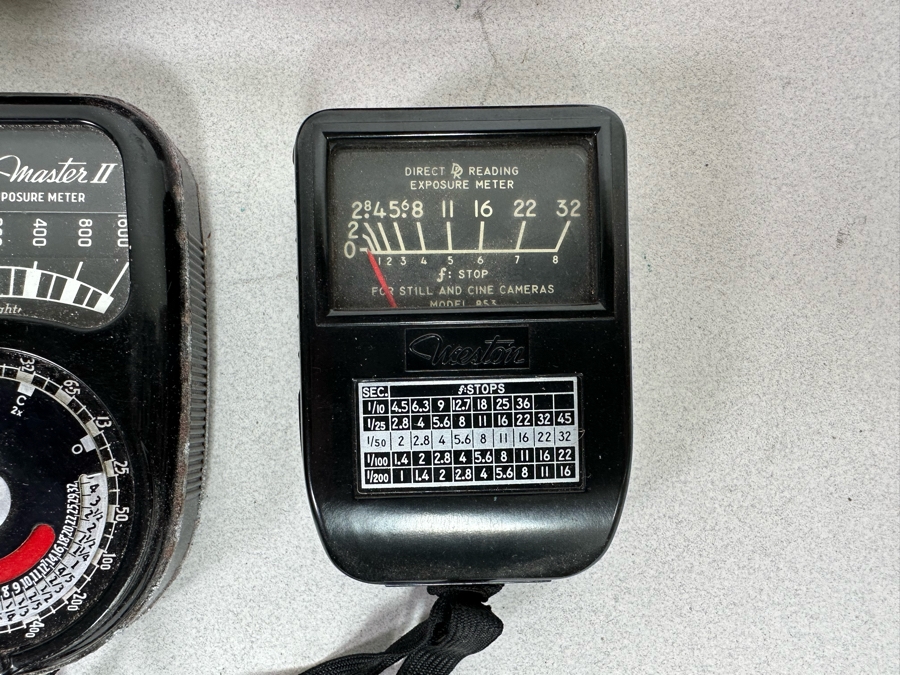 Three Vintage Light Exposure Meters [Photo 8]