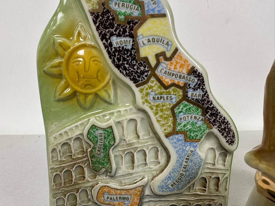 Pair Of Vintage Jim Beam Liquor Decanters And Lejon Brandy Bicentennial Commemorative Bottle [Photo 8]