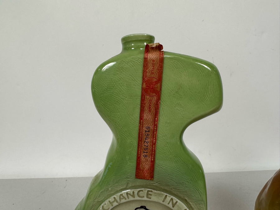 Pair Of Vintage Jim Beam Liquor Decanters And Lejon Brandy Bicentennial Commemorative Bottle [Photo 12]
