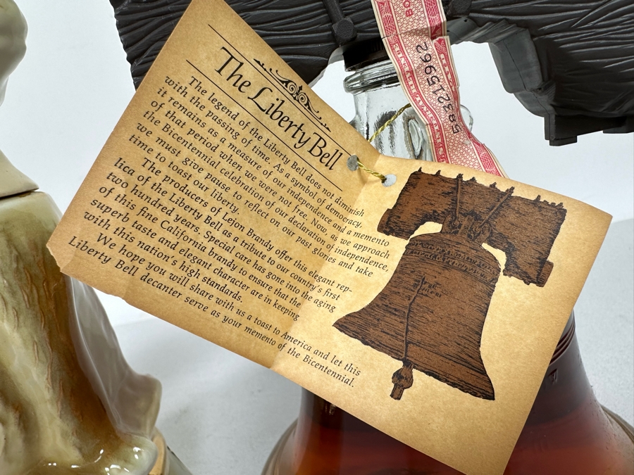 Pair Of Vintage Jim Beam Liquor Decanters And Lejon Brandy Bicentennial Commemorative Bottle [Photo 17]