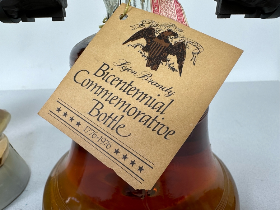 Pair Of Vintage Jim Beam Liquor Decanters And Lejon Brandy Bicentennial Commemorative Bottle [Photo 16]