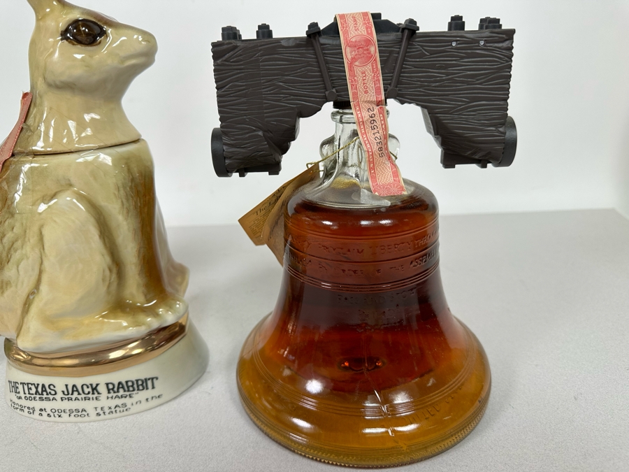 Pair Of Vintage Jim Beam Liquor Decanters And Lejon Brandy Bicentennial Commemorative Bottle [Photo 14]