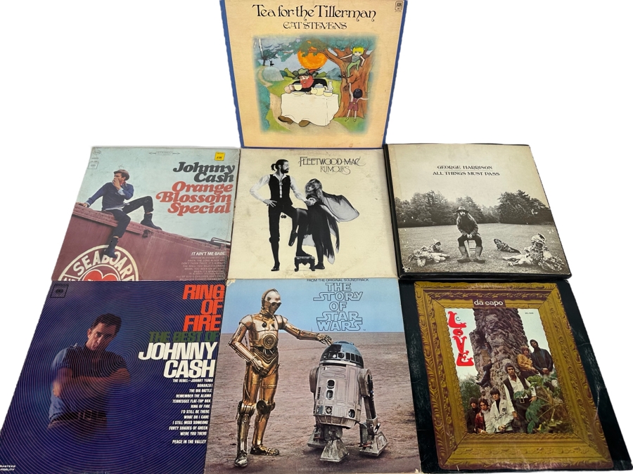 Vintage Vinyl Records: The Story Of Star Wars, Johnny Cash, George Harrison, Fleetwood Mac, Cat Stevens, Love