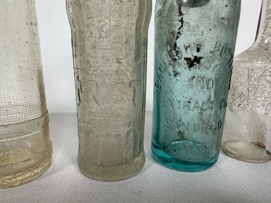 Collection Of Old Glass Bottles 11.5H-2H [Photo 4]