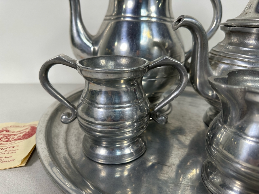 Coffee And Tea Service Set By Pewtarex Of York Pennsylvania [Photo 5]