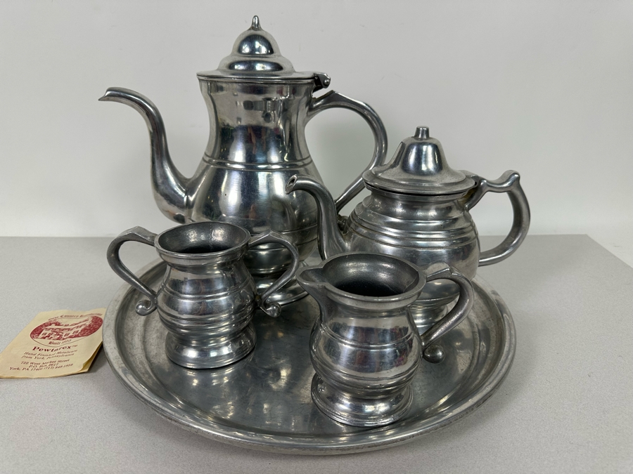 Coffee And Tea Service Set By Pewtarex Of York Pennsylvania [Photo 3]