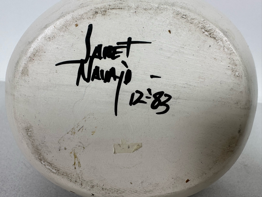 Vintage Native American Navajo Wedding Vase Signed 5.5W X 8H [Photo 9]