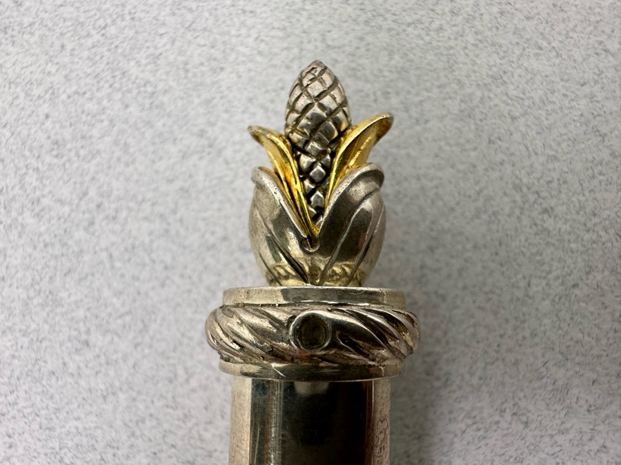 Vintage Sterling Silver Jewish Mezuzah 5.5L 42g [Photo 9]