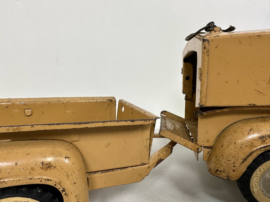 Collectionn Of Vintage Metal Tonka Trucks Cars With Trailers [Photo 9]