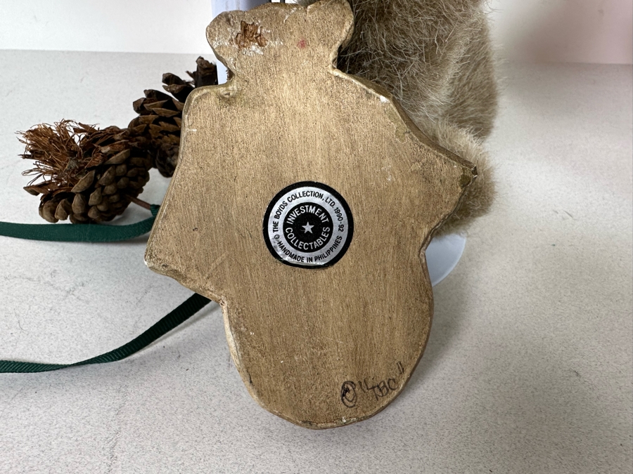 Limited Edition J.B. Bean Christmas Bear And Brinn's 1990 Santa Claus 15H [Photo 10]