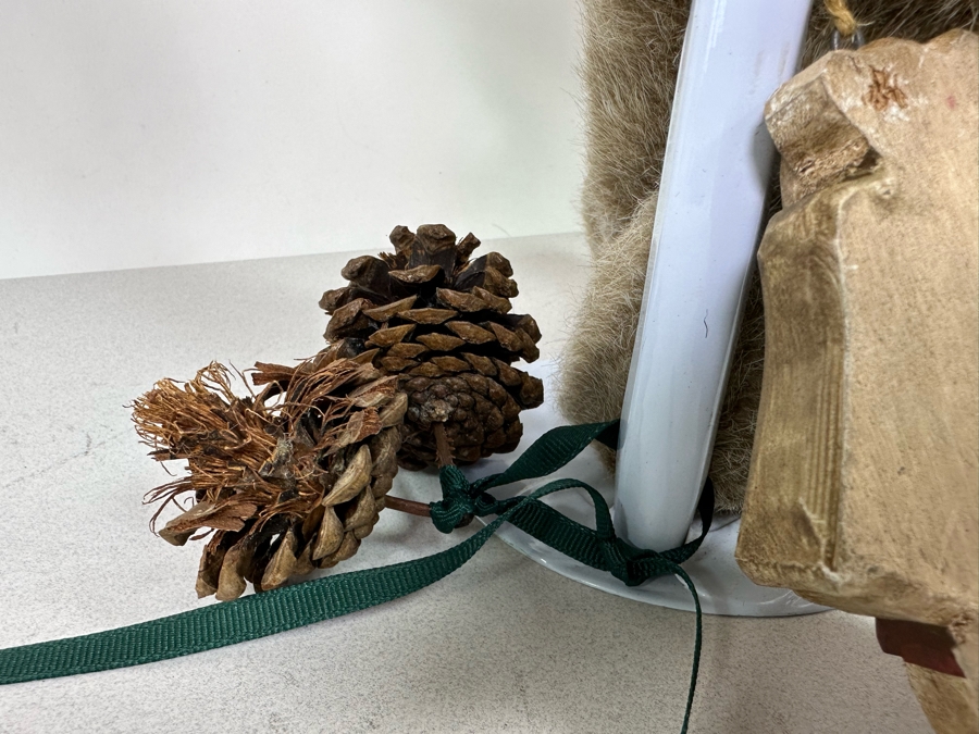 Limited Edition J.B. Bean Christmas Bear And Brinn's 1990 Santa Claus 15H [Photo 11]