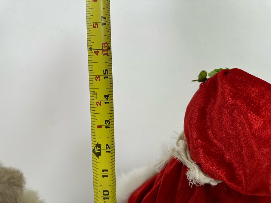 Limited Edition J.B. Bean Christmas Bear And Brinn's 1990 Santa Claus 15H [Photo 13]